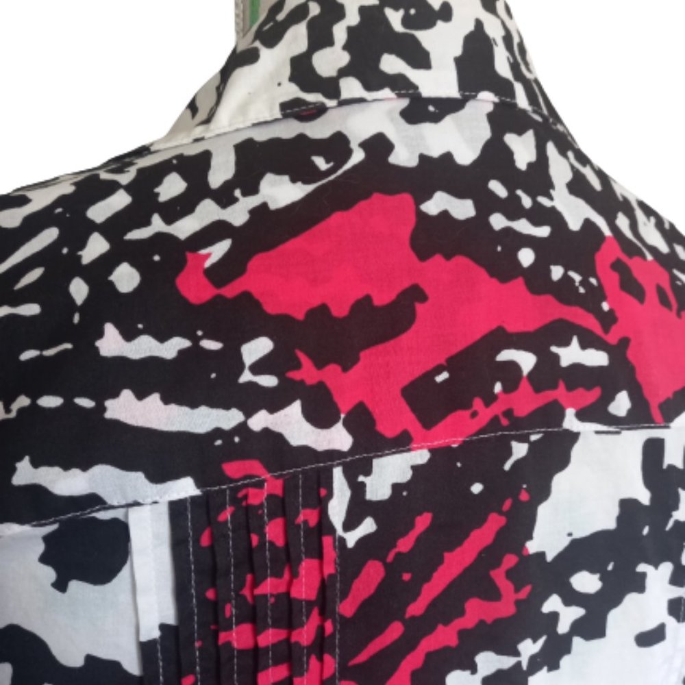 Yarra Trail black, white, pink shirt (Size 10) - Picture 5 of 7
